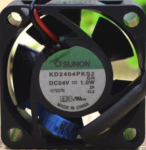 SUNON KD2404PKS2 24V 1.0W 2wires cooling fan