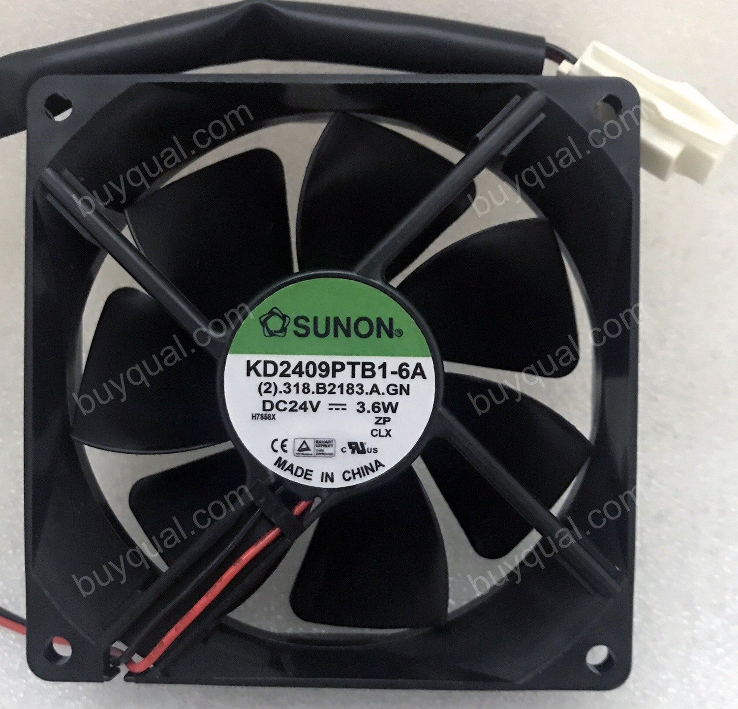 SUNON KD2409PTB1-6 KD2409PTB1-6A 24V 3.6W 2wires Cooling Fan