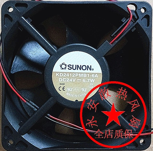 SUNON KD2412PMB1-6A 24V 6.7W 2wires Cooling Fan