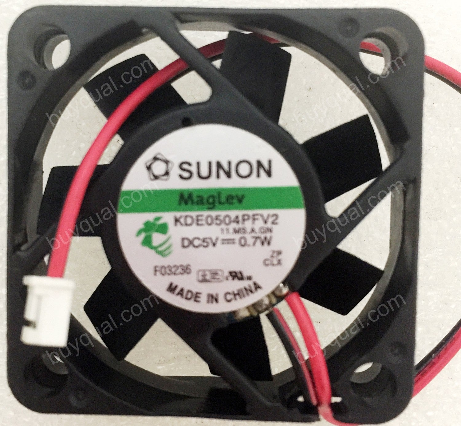 SUNON KDE0504PFV2 5V 0.7W 2wires Cooling Fan