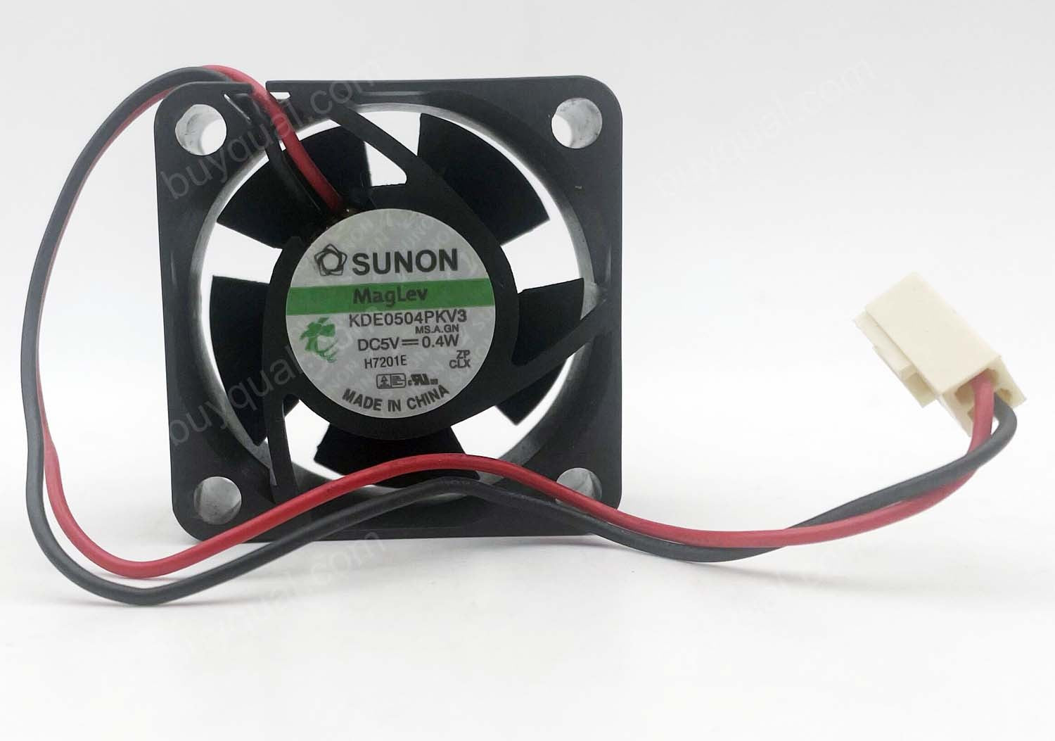 SUNON KDE0504PKV3 MS.A.GN 5V 0.4W 2wires Cooling Fan