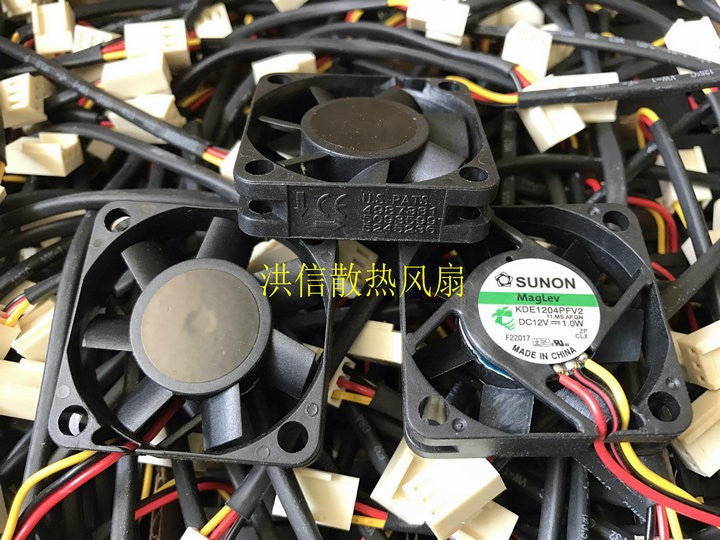 SUNON KDE1204PFV2 12V 1.2W / 1W 3wires Cooling Fan