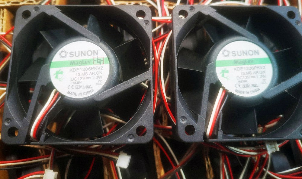 SUNON KDE1206PKV2 12V 0.8W 1.2W 3wires Cooling Fan