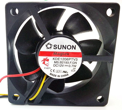 SUNON KDE1206PTV3 12V 0.7W 3wires 4wires cooling fan