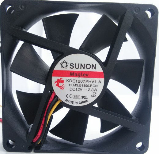 SUNON KDE1207PHV1-A 12V 0.23A 3wires Cooling Fan