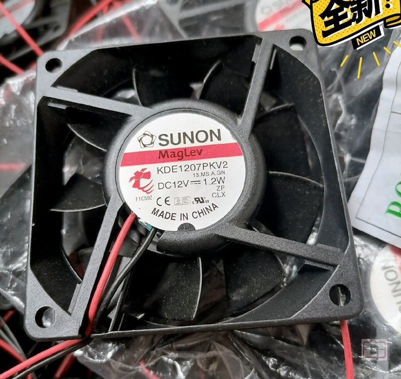 SUNON KDE1207PKV2 12V 1.2W 2wires cooling fan
