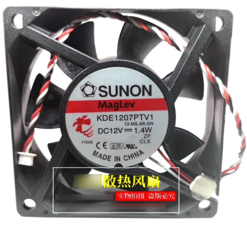 SUNON KDE1207PTV1 12V 1.4W 3wires cooling fan