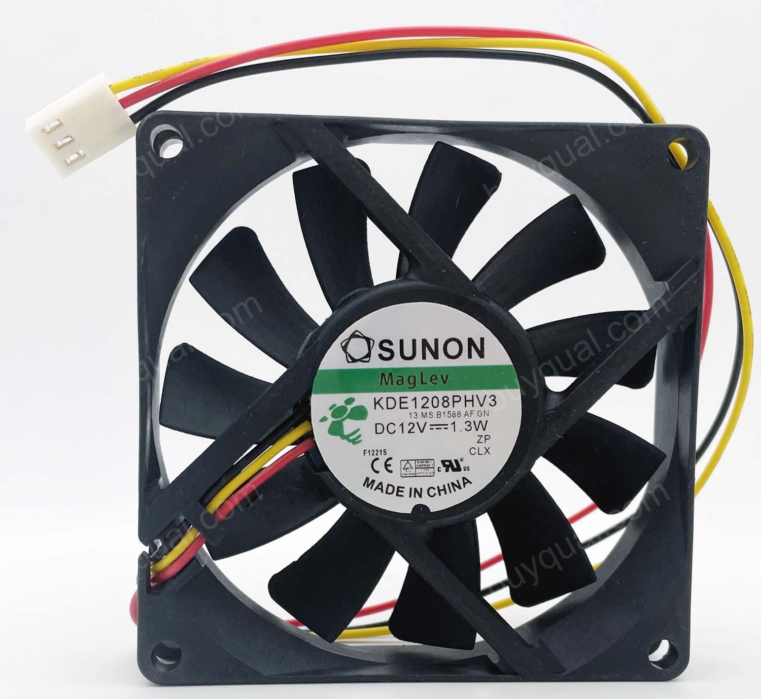 SUNON KDE1208PHV3 12V 1.3W 3wires cooling fan