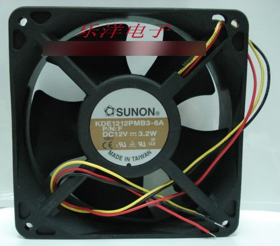 Sunon KDE1212PMB3-6A 12V 3.2W 3wires Cooling Fan