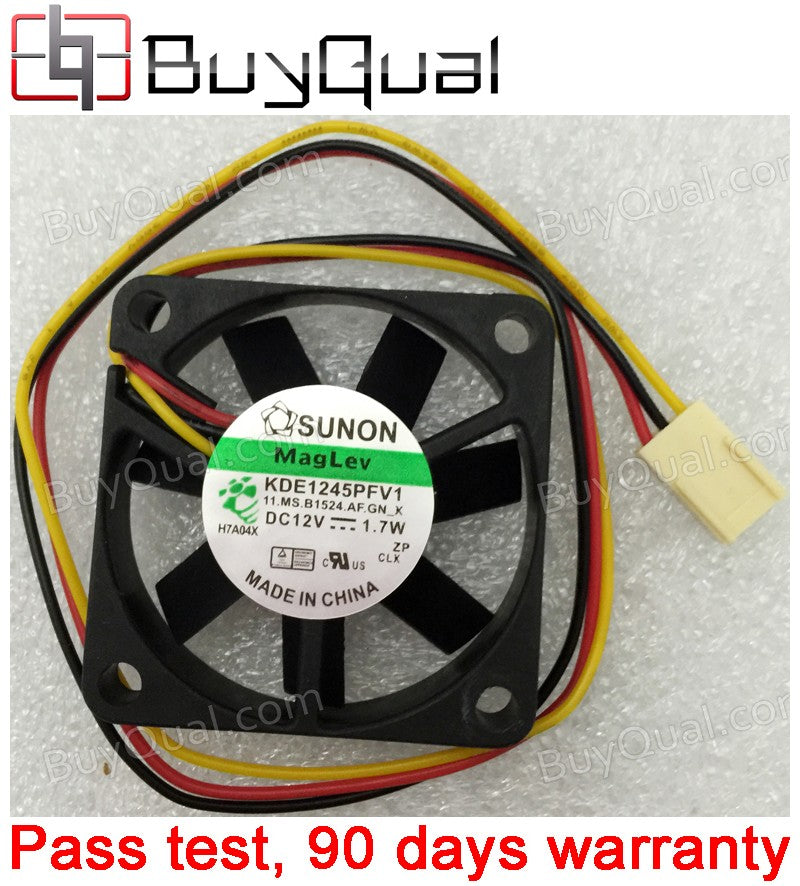 SUNON KDE1245PFV1 12V 1.7W 3wires Cooling Fan