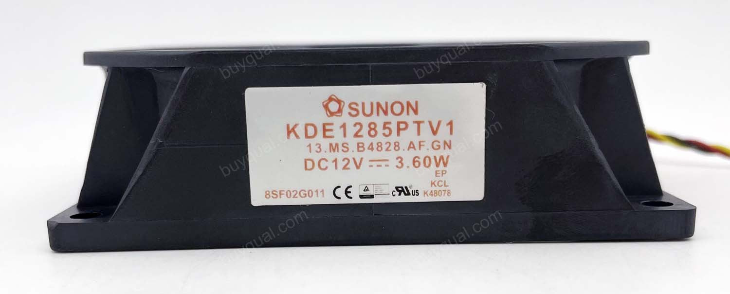 SUNON KDE1285PTV1 12V 3.6W 3wires cooling fan