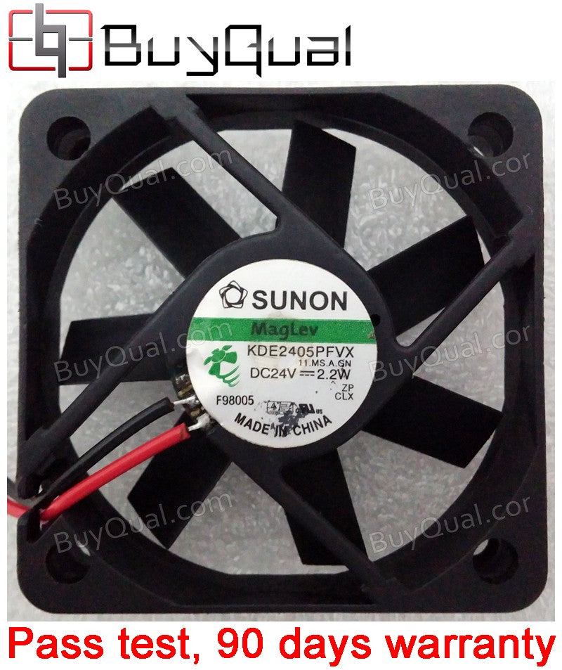 SUNON KDE2405PFVX 24V 2.2W 2wires Cooling Fan