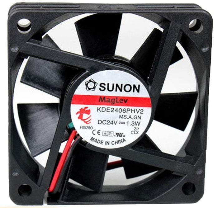 SUNON KDE2406PHV2 24V 1.3W 2wires cooling fan