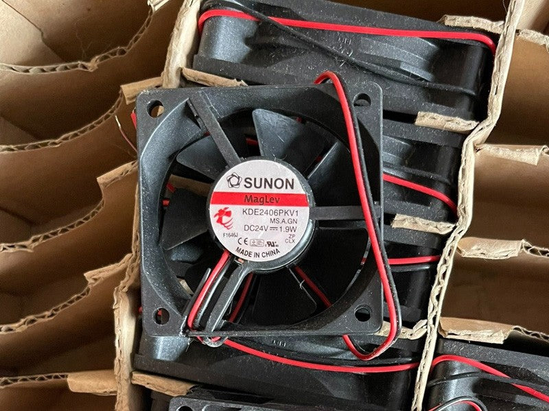 SUNON KDE2406PKV1 24V 1.9W 2wires cooling fan