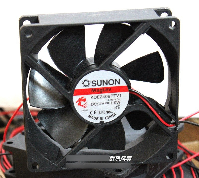 SUNON KDE2409PTV1 24V 1.9W 2wires Cooling Fan