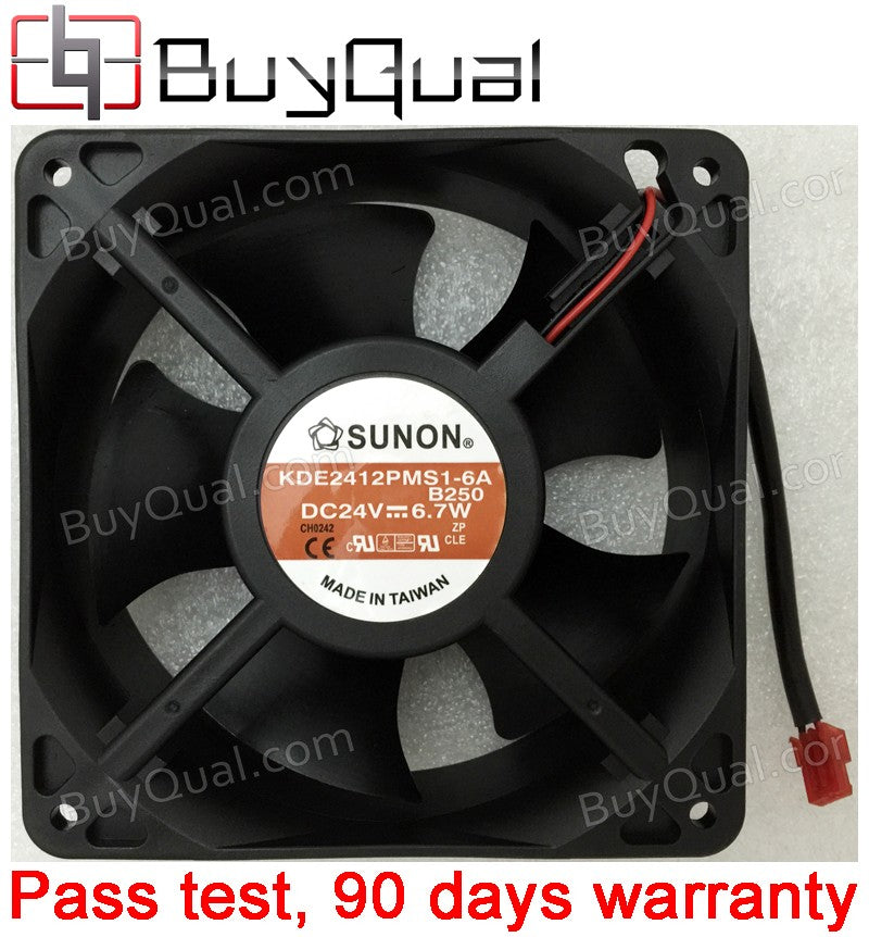 SUNON KDE2412PMS1-6A 24V 6.7W 2wires Cooling Fan