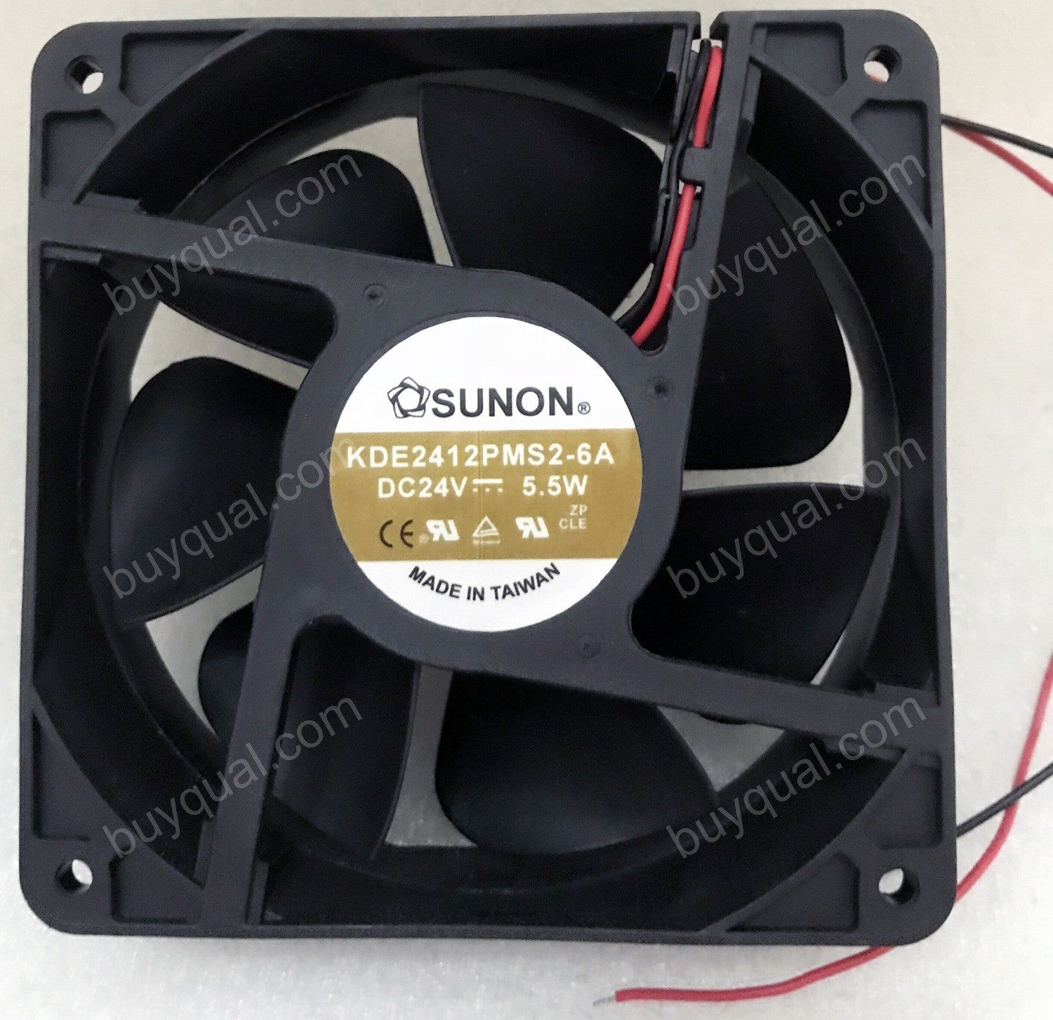 SUNON KDE2412PMS2-6A 24V 5.5W 2wires Cooling Fan