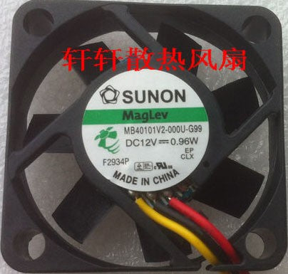 SUNON MB40101V2-000U-G99 12V 0.96W 3wires cooling fan