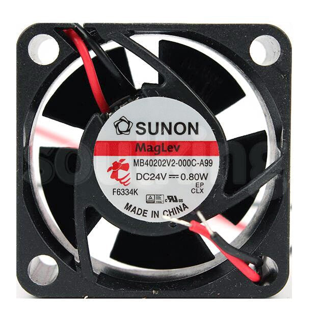 SUNON MB40202V2-000C-A99 24V 0.80W 2wires cooling fan