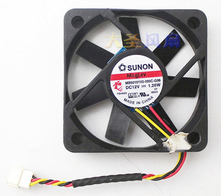SUNON MB50101V2-000C-G99 12V 1.26W 3wires Cooling Fan