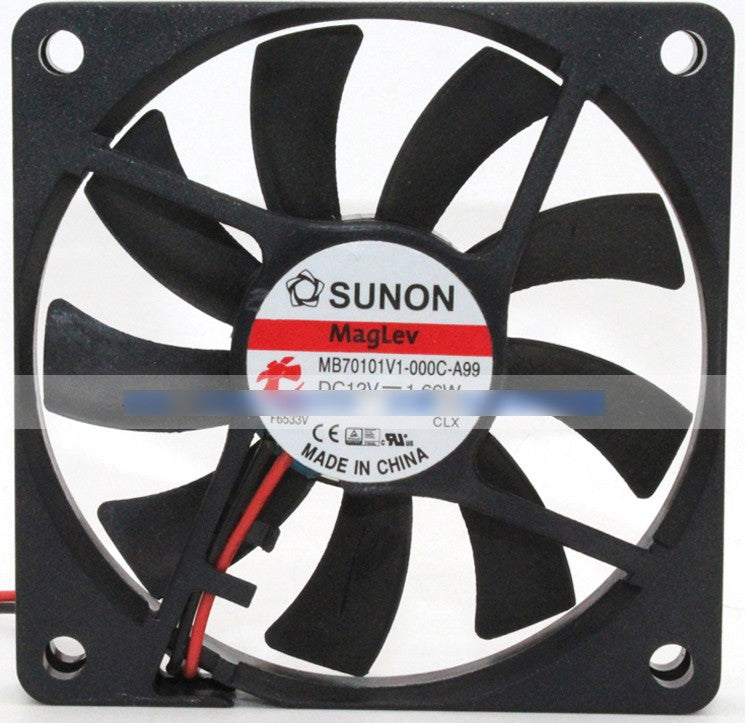 SUNON MB70101V1-000C-A99 12V 1.66W 2wires Cooling Fan