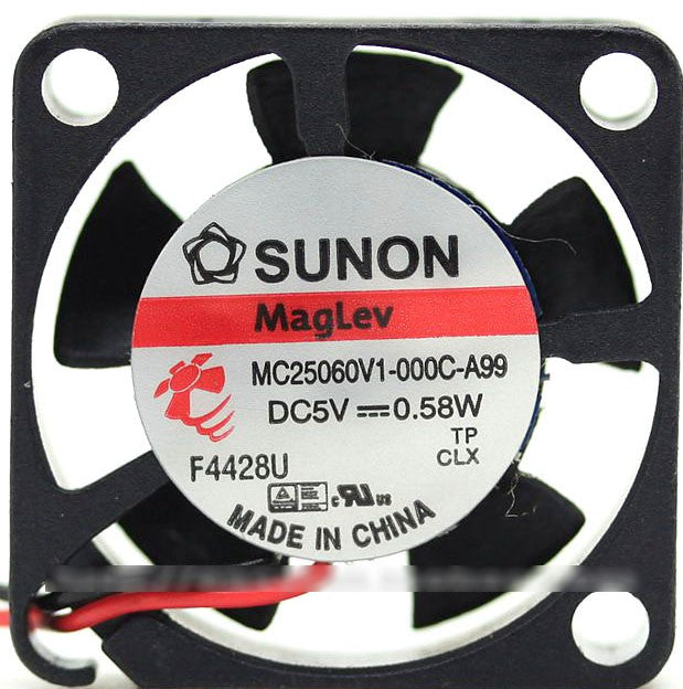 SUNON MC25060V1-000C-A99 5V 0.58W 2wires cooling fan