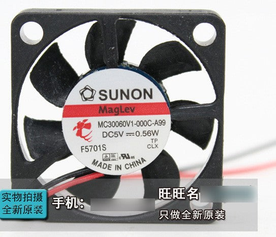 SUNON MC30060V1-000C-A99 5V 0.56W 2wires cooling fan