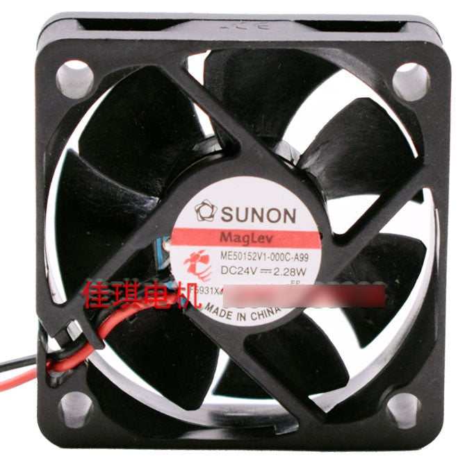 SUNON ME50152V1-000C-A99 24V 2.28W 2wires cooling fan