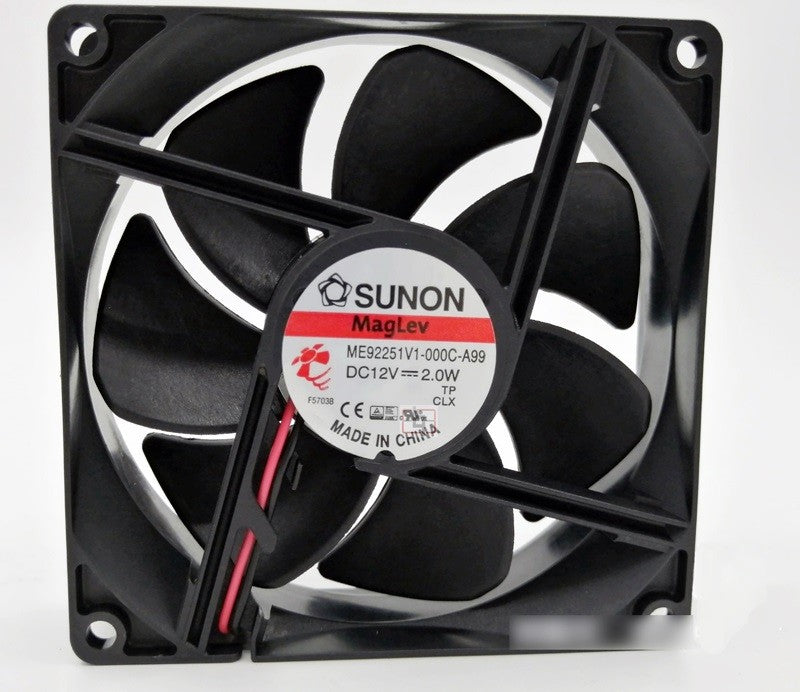 SUNON ME92251V1-000C-A99 12V 2.0W 2wires cooling fan