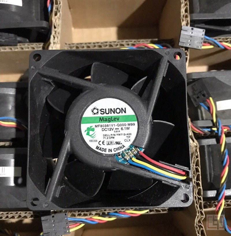 SUNON MF80381V1-Q000-M99 12V 0.51A 6.1W 4wires Cooling Fan