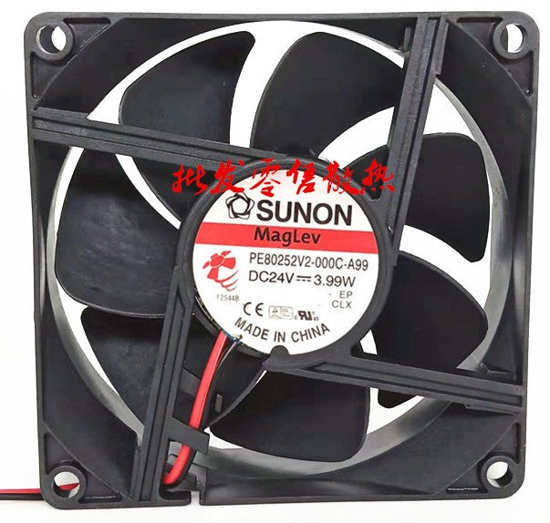 SUNON PE80252V2-000C-A99 24V 3.99W 2wires cooling fan