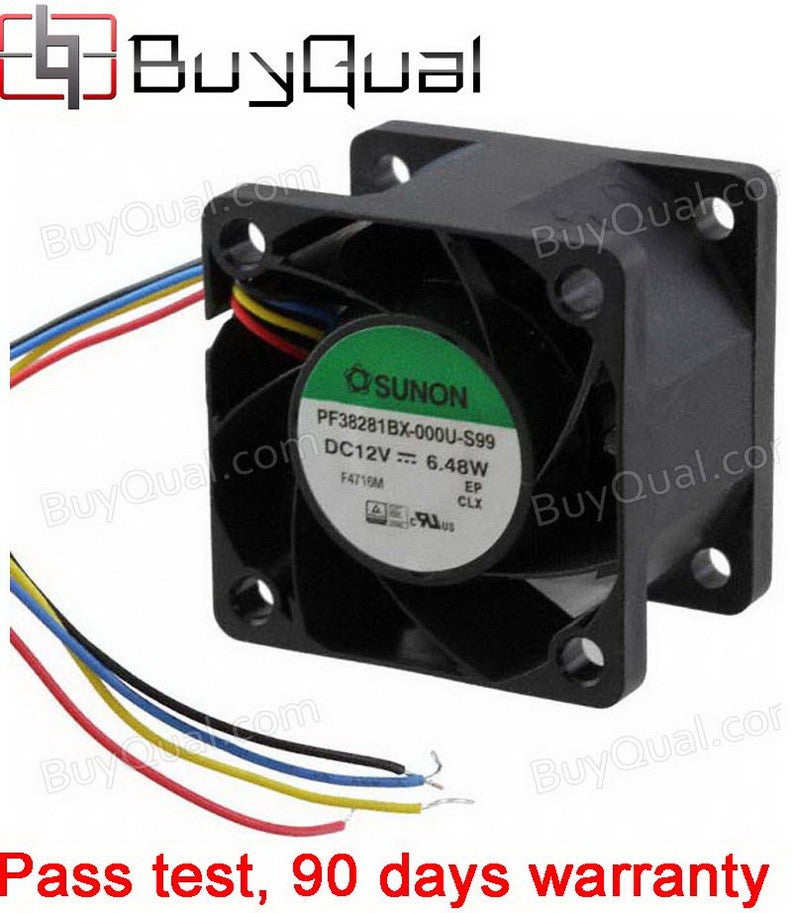 SUNON PF38281BX-000U-S99 12V 6.48W 4wires Cooling Fan