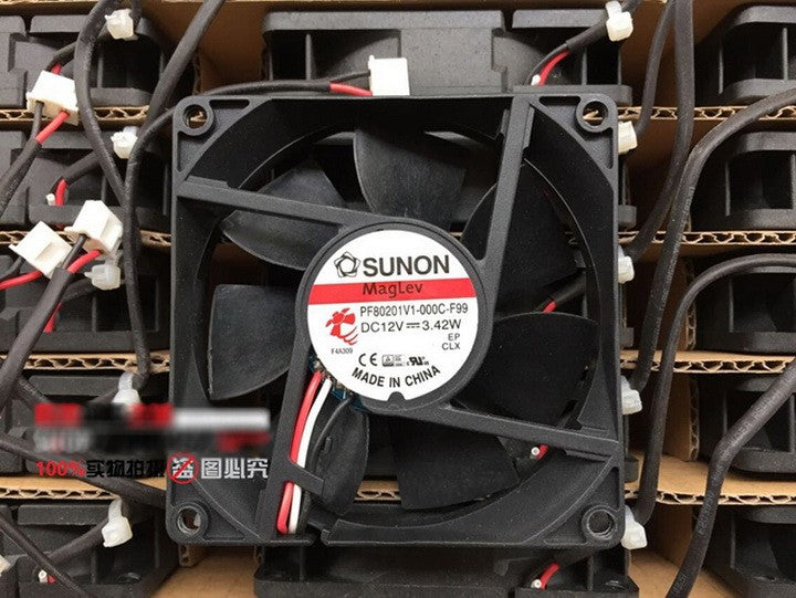 SUNON PF80201V1-000C-F99 12V 0.28A 3.42W 3wires Cooling Fan