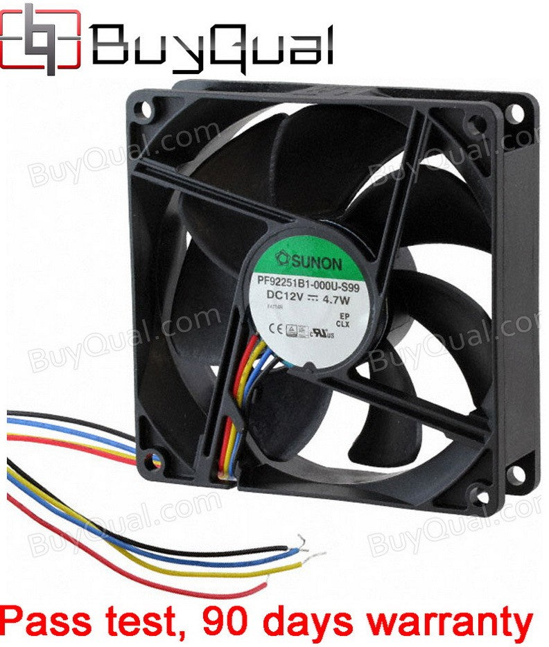 SUNON PF92251B1-000U-S99 12V 4.7W 4wires Cooling Fan