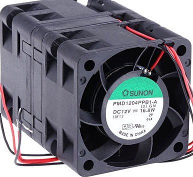 Sunon PMD1204PPB1-A 12V 16.8W 2wires Cooling Fan