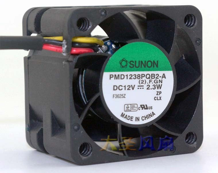 SUNON PMD1238PQB2-A 12V 2.3W 3wires Cooling Fan