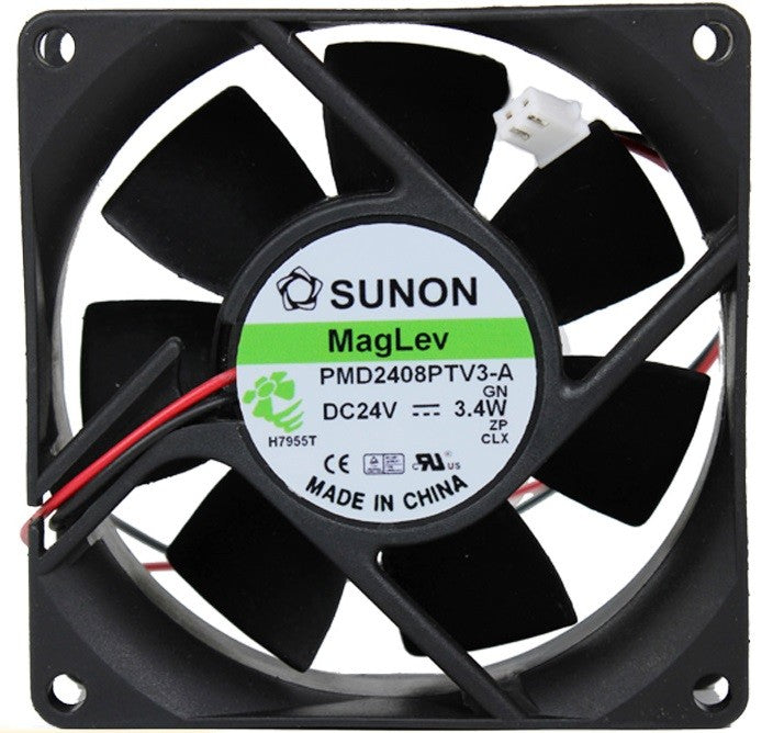 SUNON PMD2408PTV3-A 24V 3.4W 2wires Cooling Fan