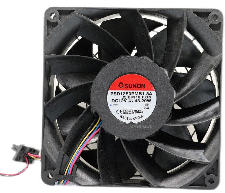 SUNON PSD12E0PMB1-8A 12V 43.20W 4wires cooling fan