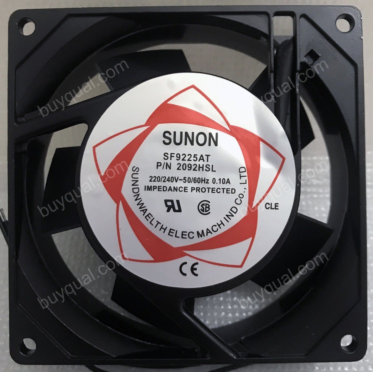 SUNON SF9225AT 2092HSL 220/240V 0.1A 2wires Cooling Fan