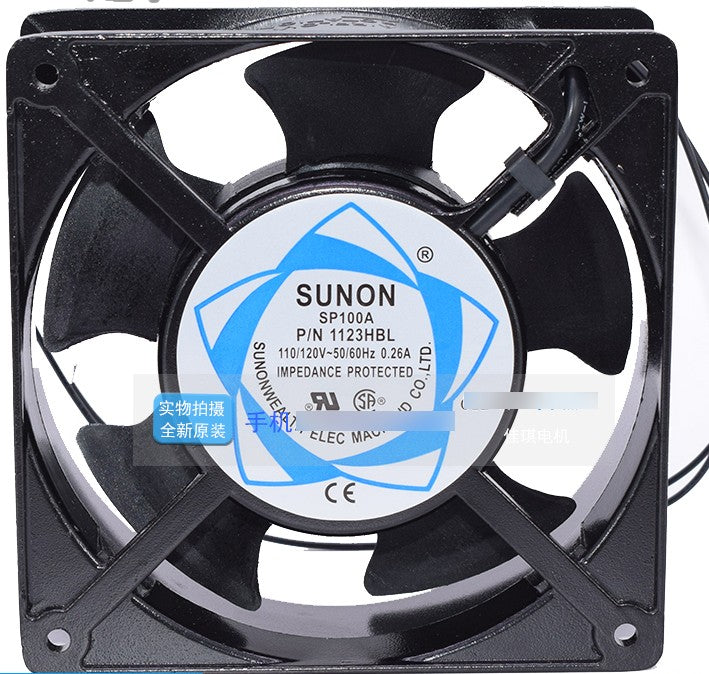 SUNON SP100A 1123HBL 110/120V 0.26A 2wires Cooling Fan