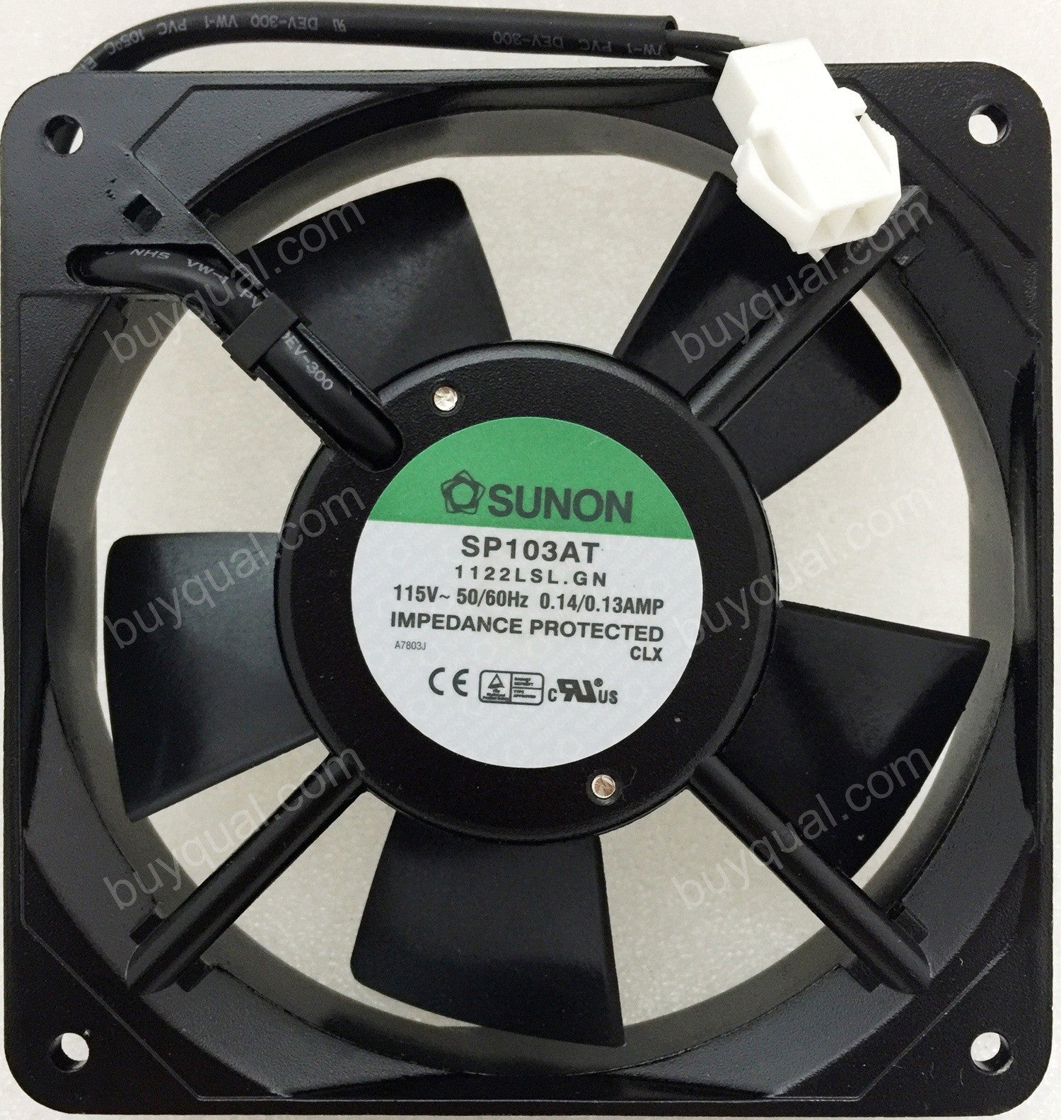 Sunon SP103AT 1122LSL.GN 115V 0.14/0.13A 2wires Cooling Fan