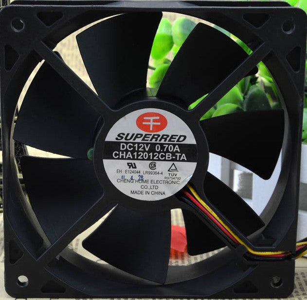 SuperRed CHA12012CB-TA 12V 0.07A 3wires Cooling Fan