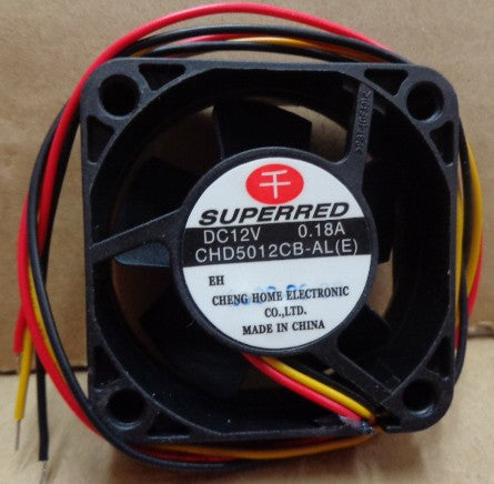 SUPERRED CHD5012CB-AL(E) CHD5012CB-AL 12V 0.18A 3wires cooling fan