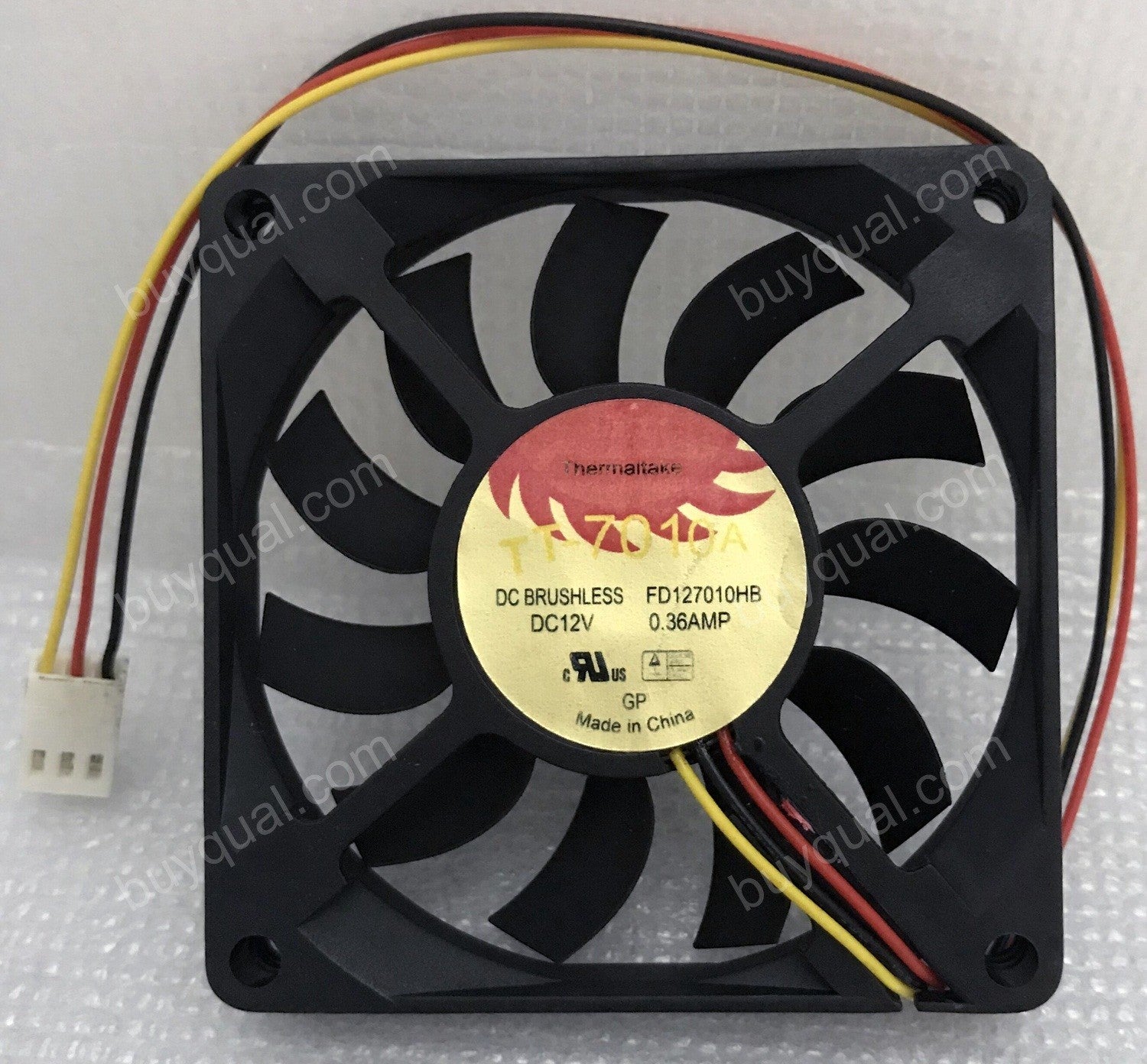 Thermaltake FD127010HB 12V 0.36A 3wires cooling fan