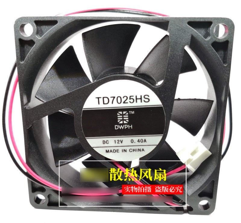 TONON TD7025HS 12V 0.37A 0.4A 2wires cooling fan