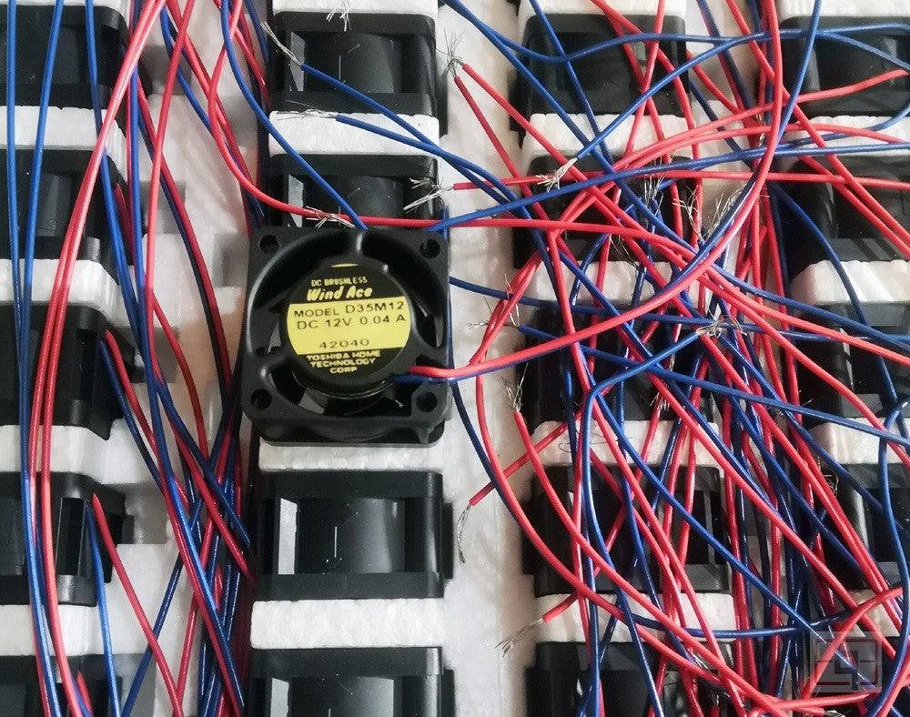 Toshiba Wind Ace D35M12 12V 0.04A 2wires cooling fan