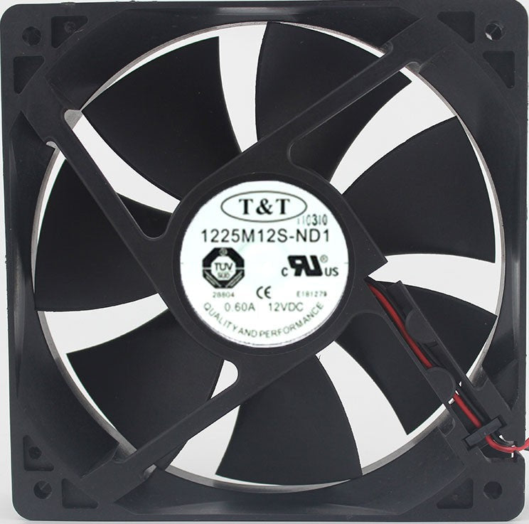 T&T 1225M12S-ND1 12V 0.06A 2wires cooling fan