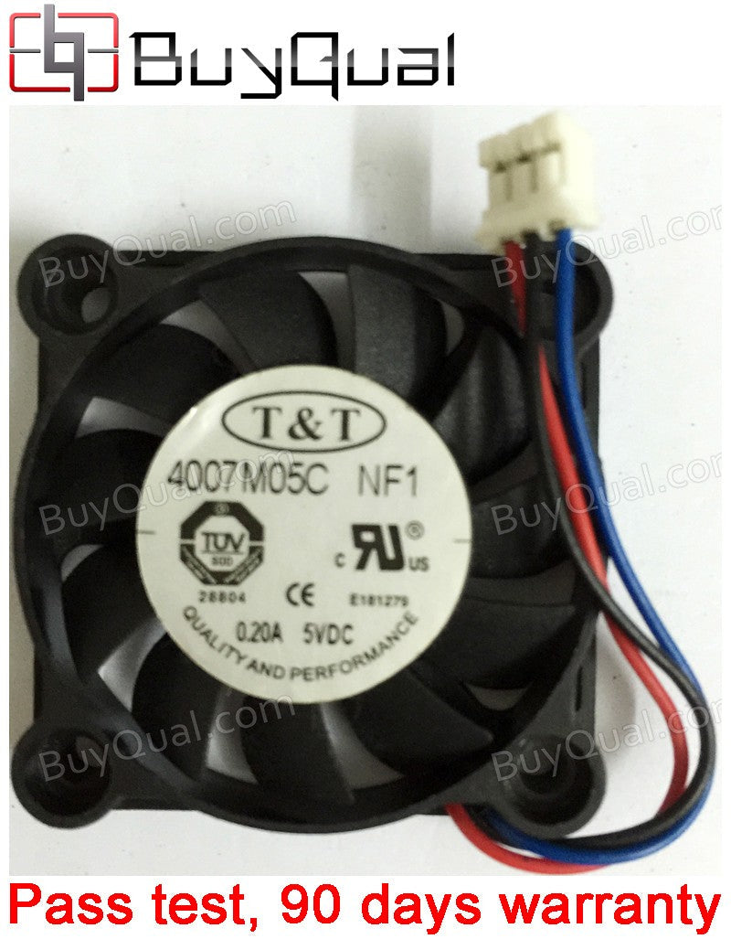T&T 4007M05C 5V 0.2A 3wires Cooling Fan