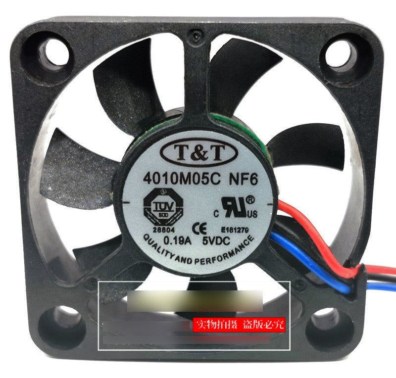 T&T 410M05C NF6 5V 0.19A 3wires cooling fan