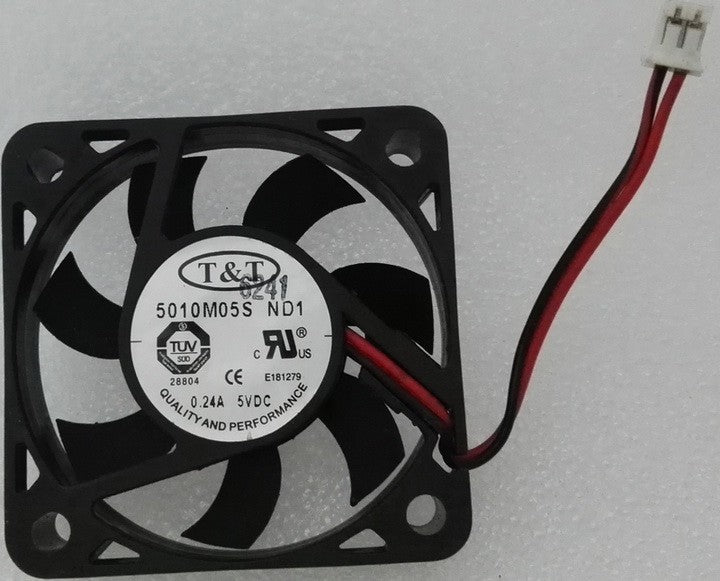 T&T 5010M05S ND1 5V 0.24A 2wires cooling fan